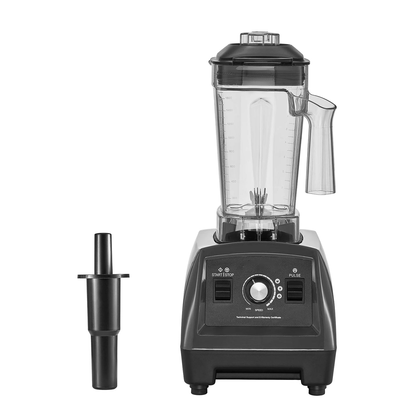 SucceBuy Blender for Smoothies 61 oz 1400W with Powerful Motor Multi-Functional Food Processing Blender with 2 Cups for Smoothie