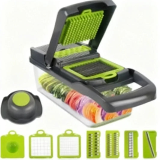 Vegetable Slicer Professional Stainless Steel Vegetable Slicer for Home Kitchen Fruit Onion Chopping 2026